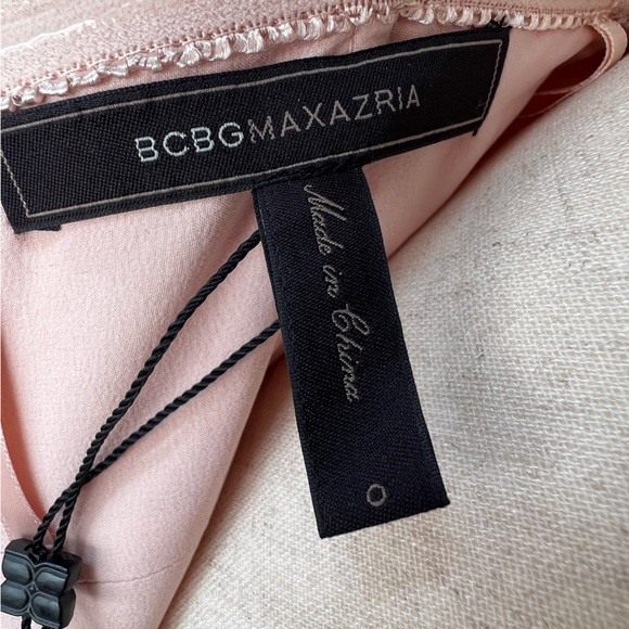 BCBGMaxAzria Dresses Nwt Bcbg Max Azria Blush Pink Chiffon Formal